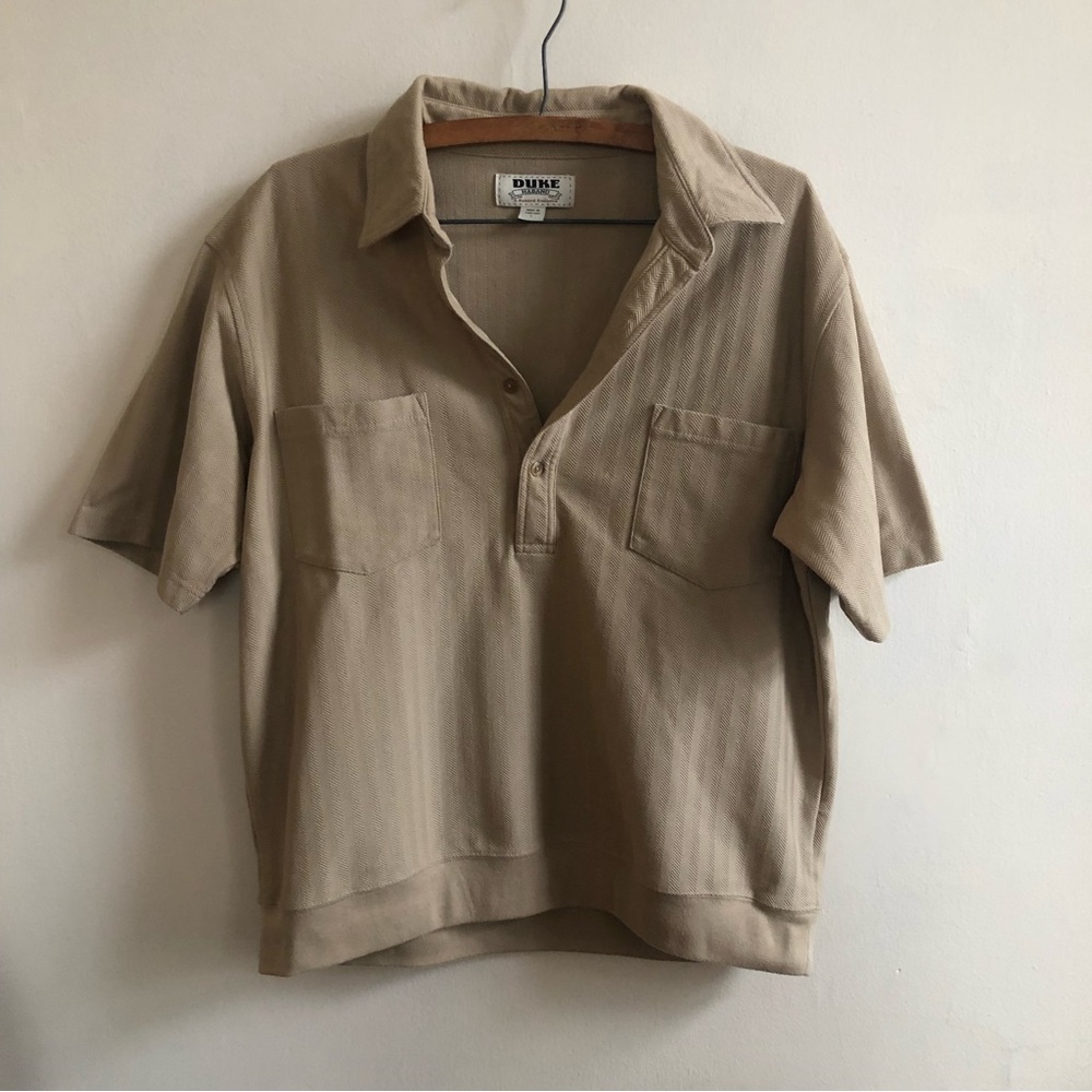 Vintage Duke Haband Mens Polo Style Top